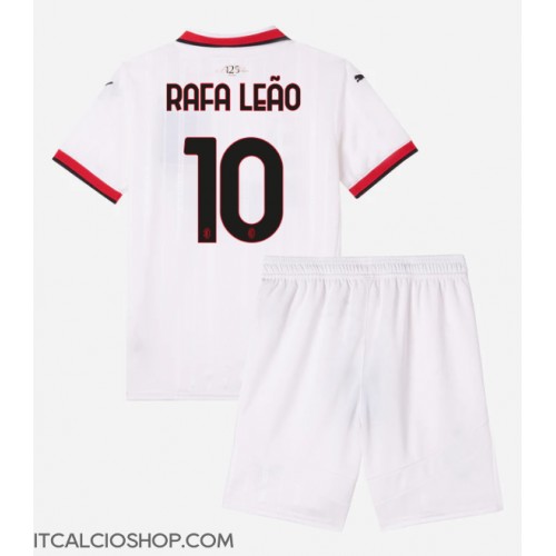 AC Milan Rafael Leao #10 Seconda Maglia Bambino 2024-25 Manica Corta (+ Pantaloni corti)